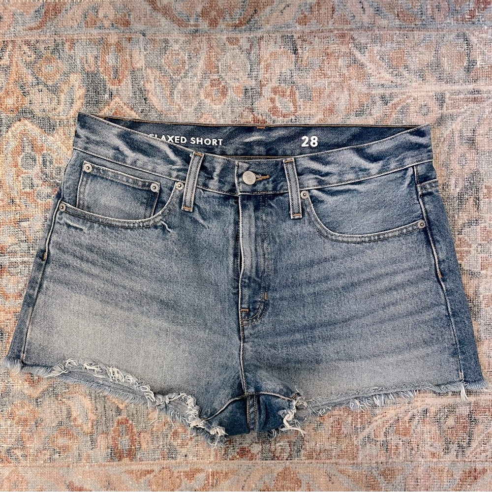 J. Crew Cut Off Denim Shorts, Size 28